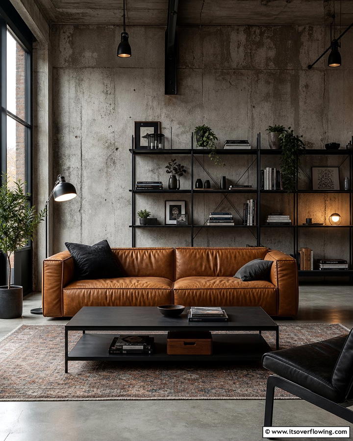 Concrete Finish for an Industrial Look - 25 Wall Texture Ideas to Transform Your Interior Design
