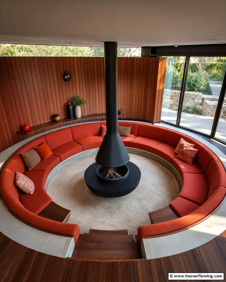 Concrete Fireplace Bench - 25 Fireplace Bench Ideas for Functional and Stylish Seating