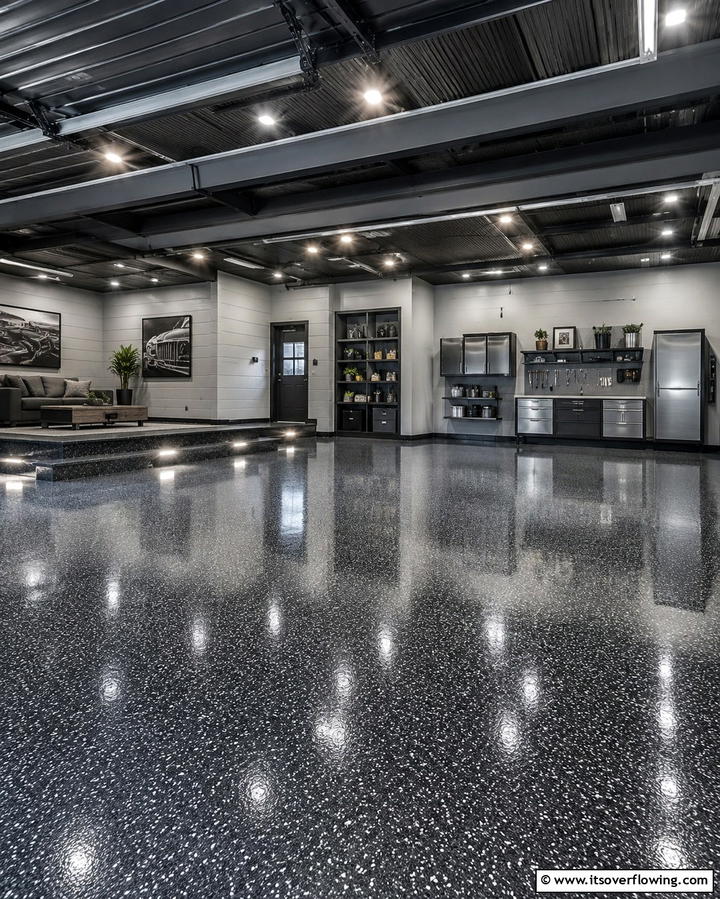 Concrete Floors with Epoxy Coating - 25 Innovative Concrete Floor Design Ideas for Homes