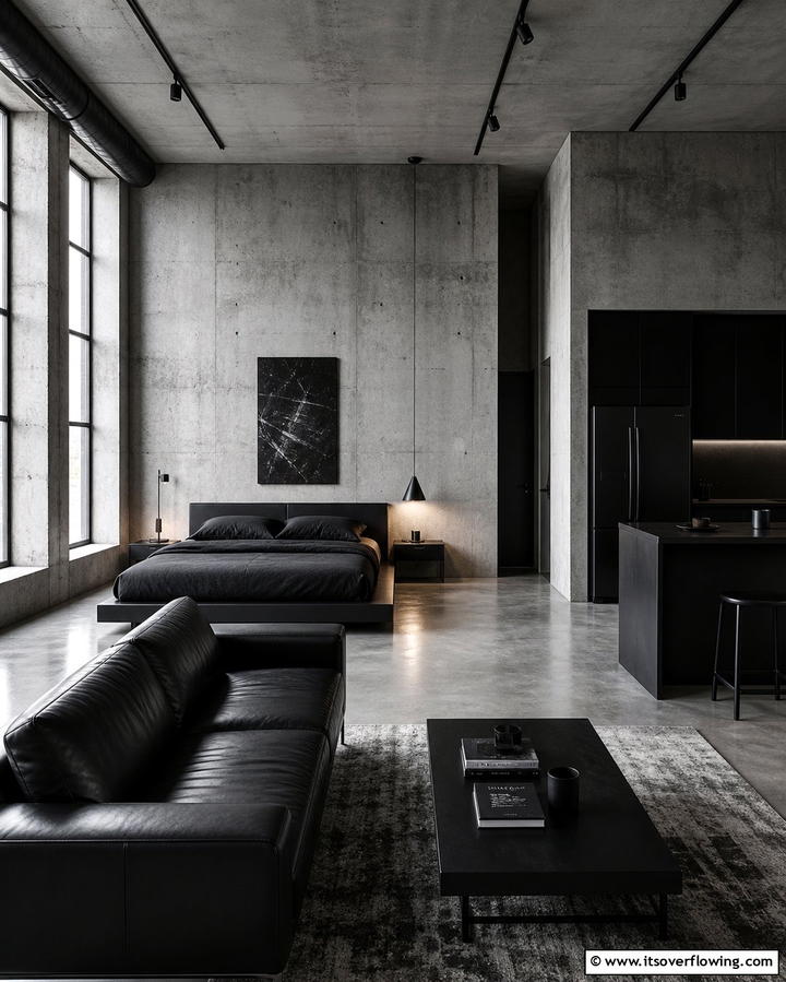 Concrete Minimalism - 25 Wall Texture Ideas to Transform Your Interior Design