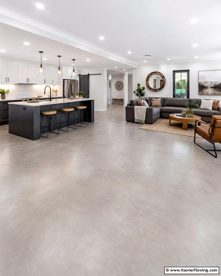 Concrete Overlay Floors - 20 Types of Concrete Floor Finishes for Durability