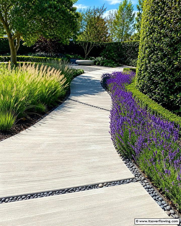 Concrete Pathways - 25 Concrete Garden Ideas for a Modern Outdoor Space