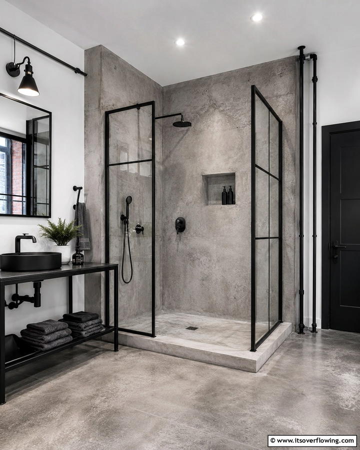 Concrete Shower SurroundsExact - 25 Shower Surround Ideas to Refresh Your Bathroom