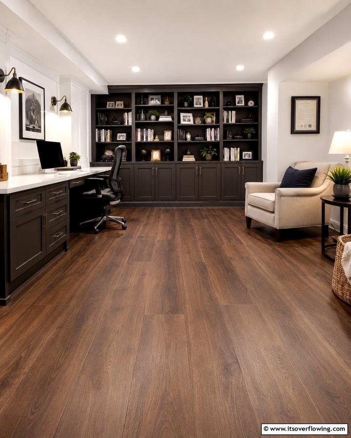 Concrete With Laminate Flooring - 25 Concrete Basement Floor Ideas for a Modern Look