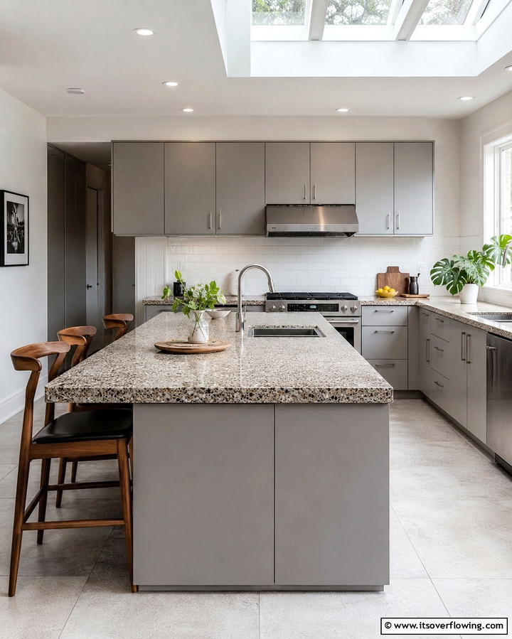 Concrete with Exposed AggregateExact - 25 Concrete Countertop Ideas for a Durable and Stylish Kitchen
