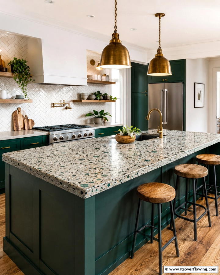Concrete with Exposed AggregateOne - 25 Concrete Countertop Ideas for a Durable and Stylish Kitchen