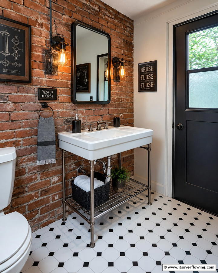 Console Sinks to Add Lightness - 20 Small Bathroom Sink Ideas for a Functional and Stylish Space