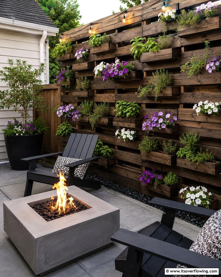 Construct a Pallet Wall - 30 Cheap Ways to Block Neighbors View in Your Garden
