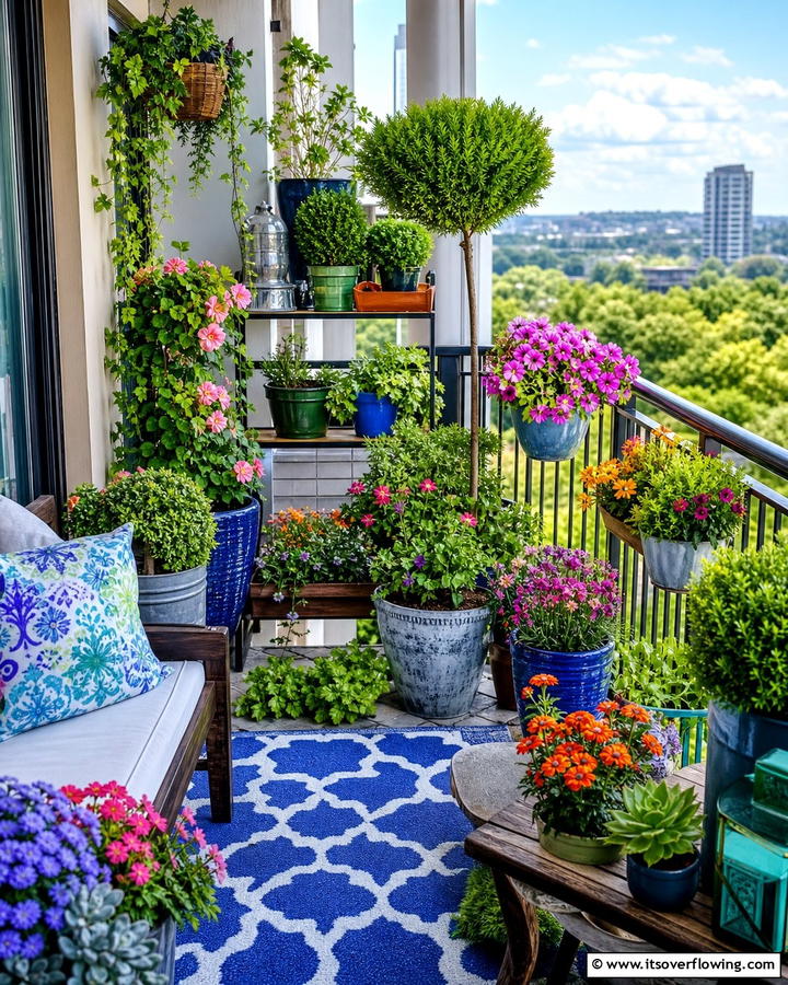 Container Garden Magic - 21 Balcony Garden Ideas to Transform Small Spaces into Green Havens