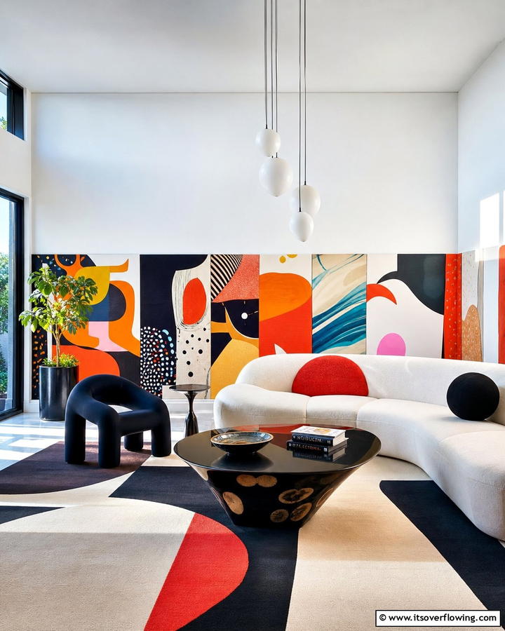 Contemporary Art Panels - 21 Half Wall Paneling Ideas for Modern Home Organizing