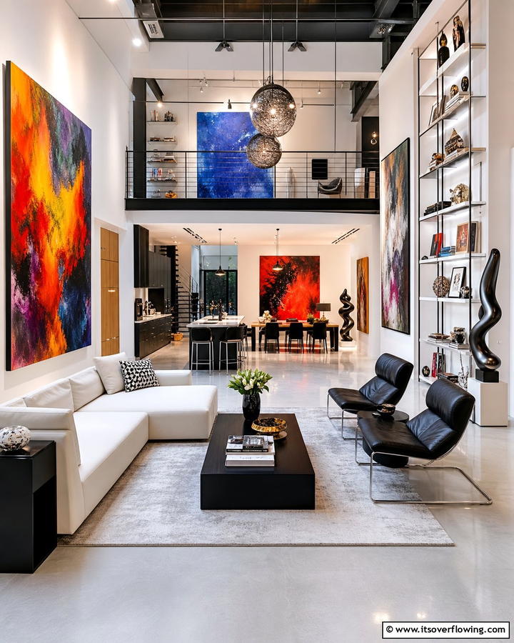 Contemporary Artful Space - 21 Room Decorating Concepts for Personalized Interior Spaces