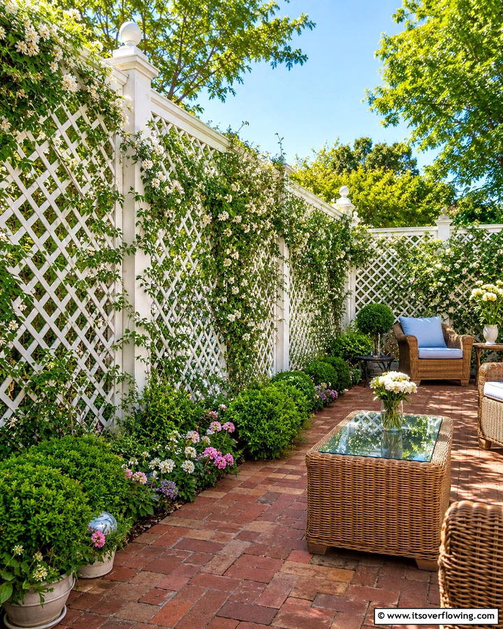 Contemporary Board on Board Fence - 30 Backyard Fence Ideas for Style and Functionality