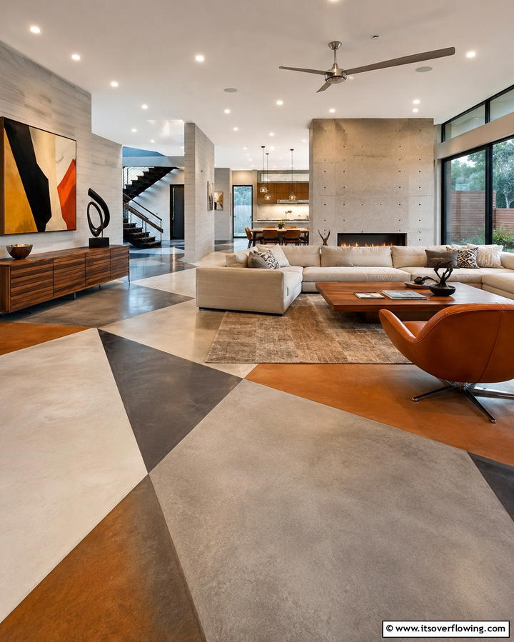 Contemporary Concrete Designs - 30 Modern Concrete Floor Ideas for Low-Maintenance Interiors
