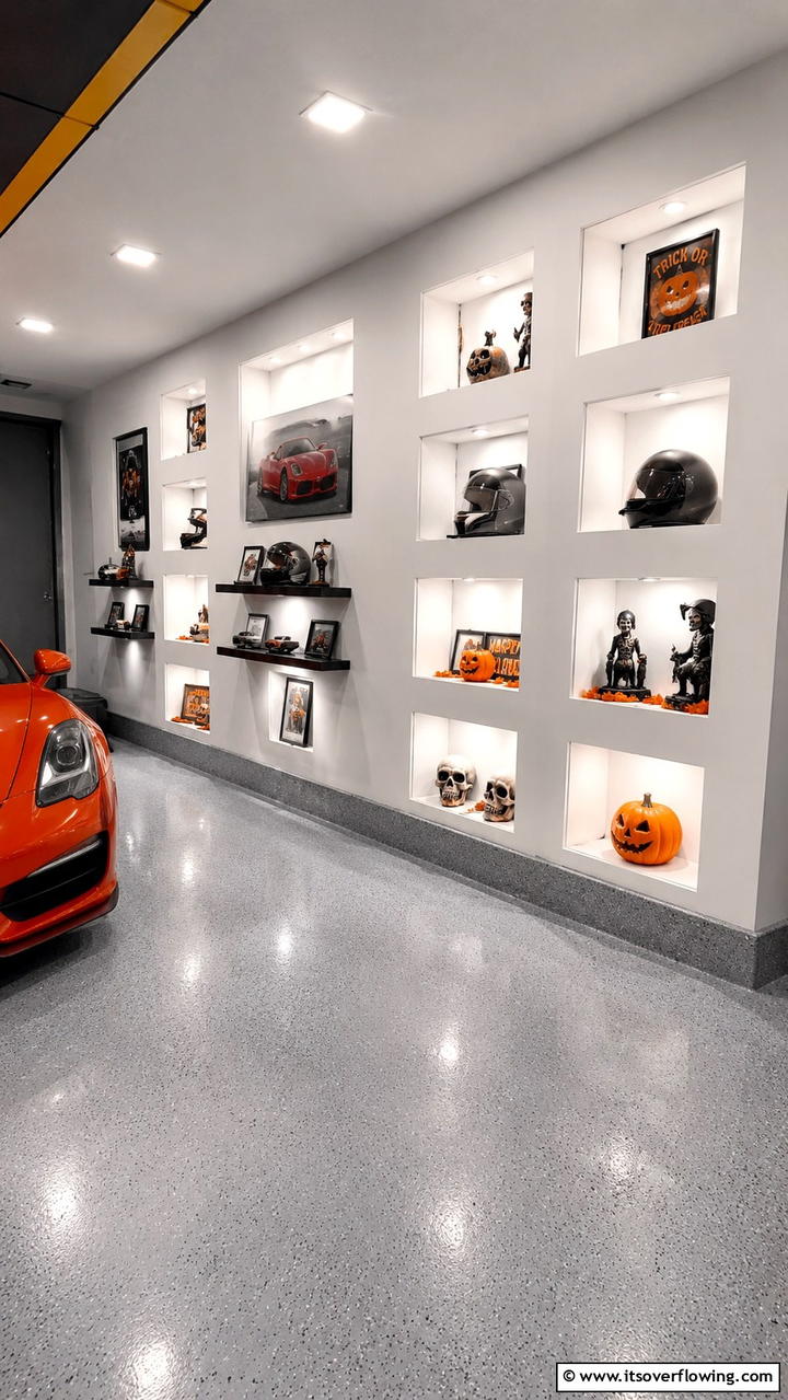 Contemporary Display Niches - 30 Garage Wall Ideas for Organized, Functional Spaces