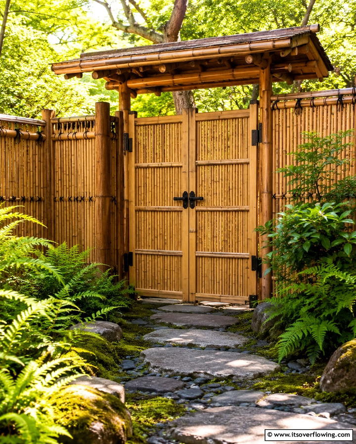 Contemporary Frosted Glass Gate - 25 Fence Gate Ideas for Stylish and Secure Yards