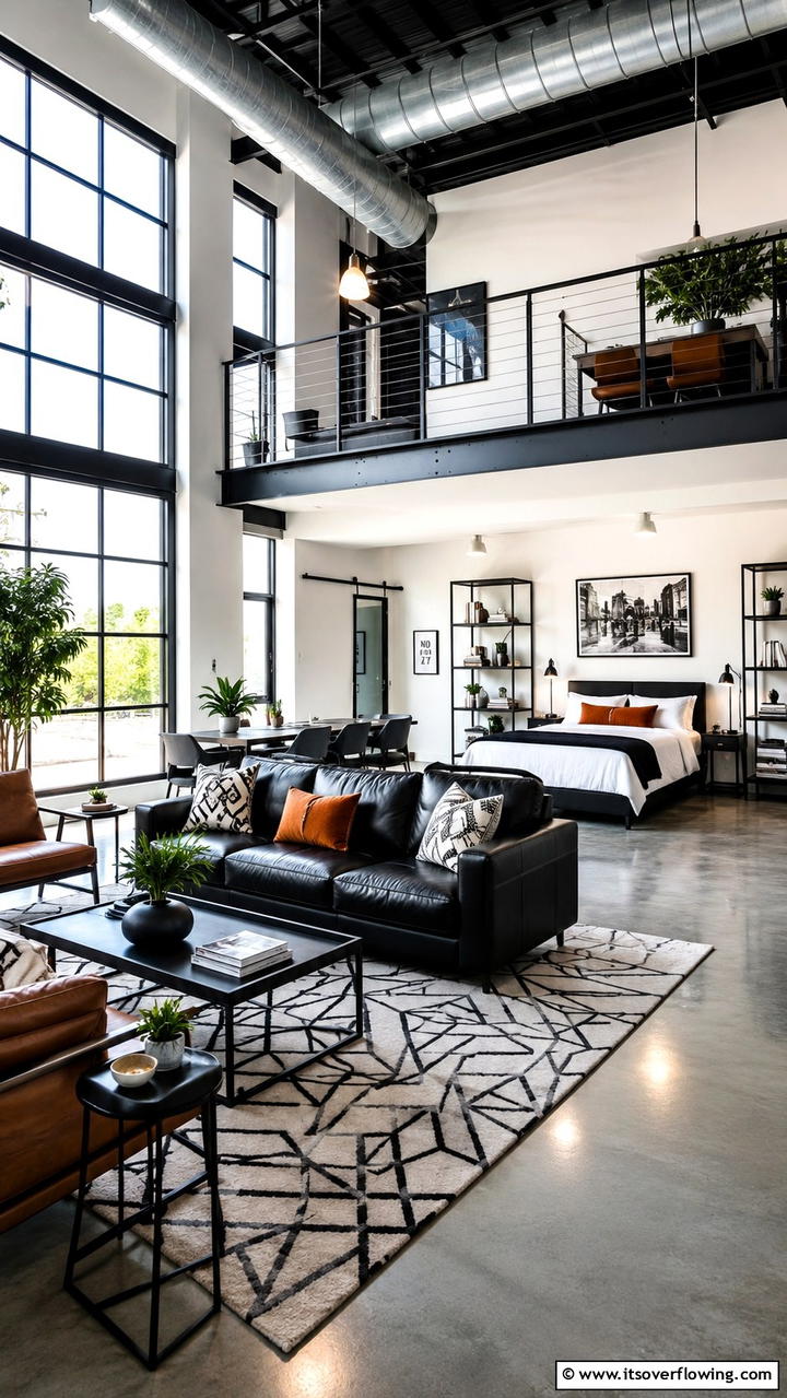 Contemporary Loft Guest House - 30 Guest House Ideas- Inviting Retreats & Functional Spaces
