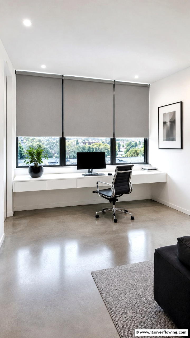 Contemporary Minimalist Shades - 21 Stylish Window Treatment Ideas for Light and Privacy