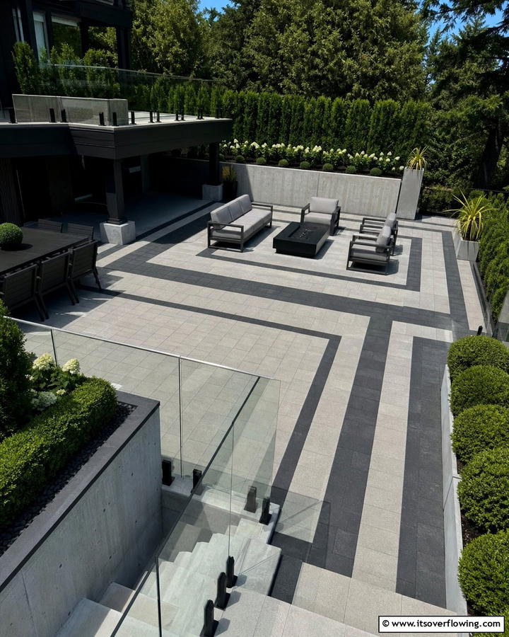 Contemporary Paver Patterns - 21 Hardscape Ideas to Revamp Your Outdoor Spaces