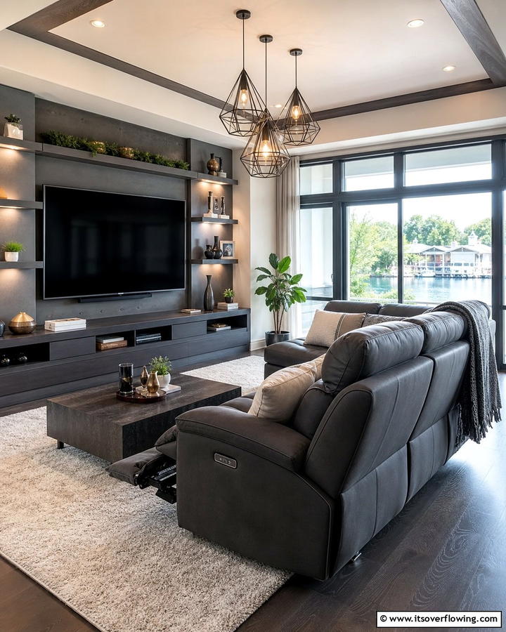 Contemporary Recliner - 21 Living Room Couch Ideas for Comfortable Entertaining