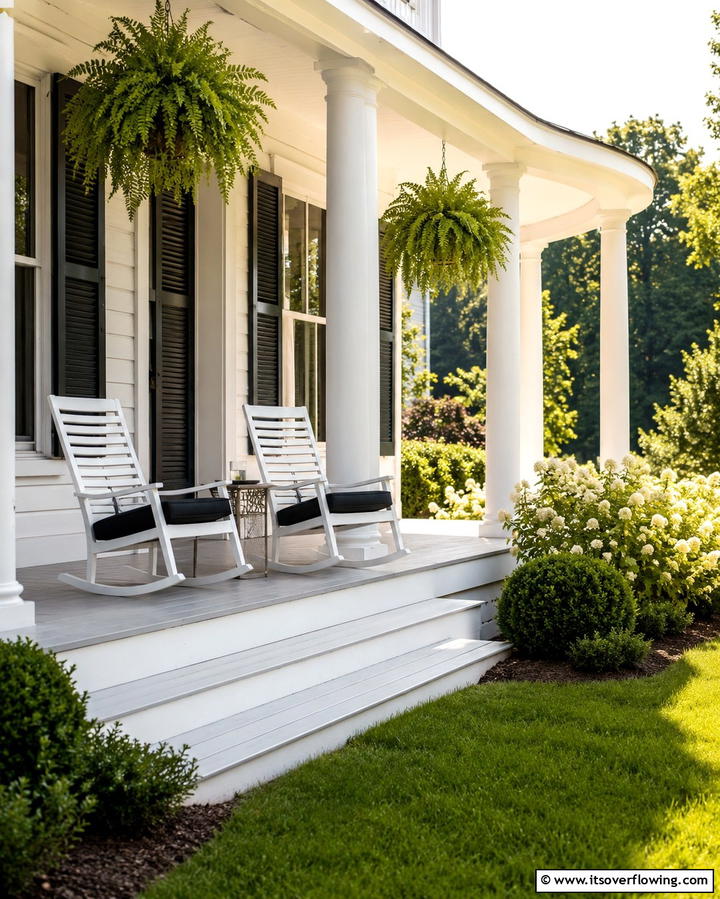 Contemporary Rocking Chairs - 30 Patio Furniture Ideas to Elevate Your Outdoor Space