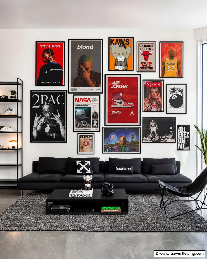 Contemporary Urban Posters - 30 Hypebeast Room Decor Ideas for Urban Aesthetics