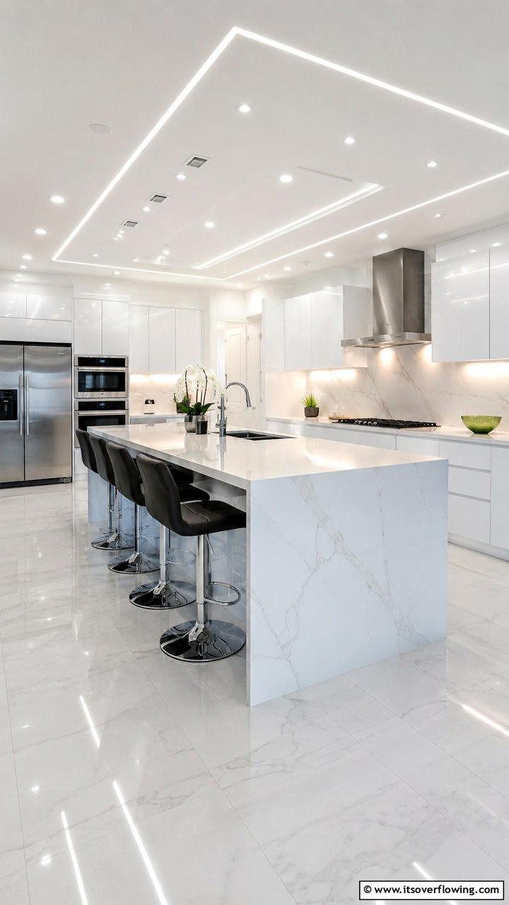 Contemporary White Trends - 21 Timeless White Kitchen Ideas for a Clean, Bright Look
