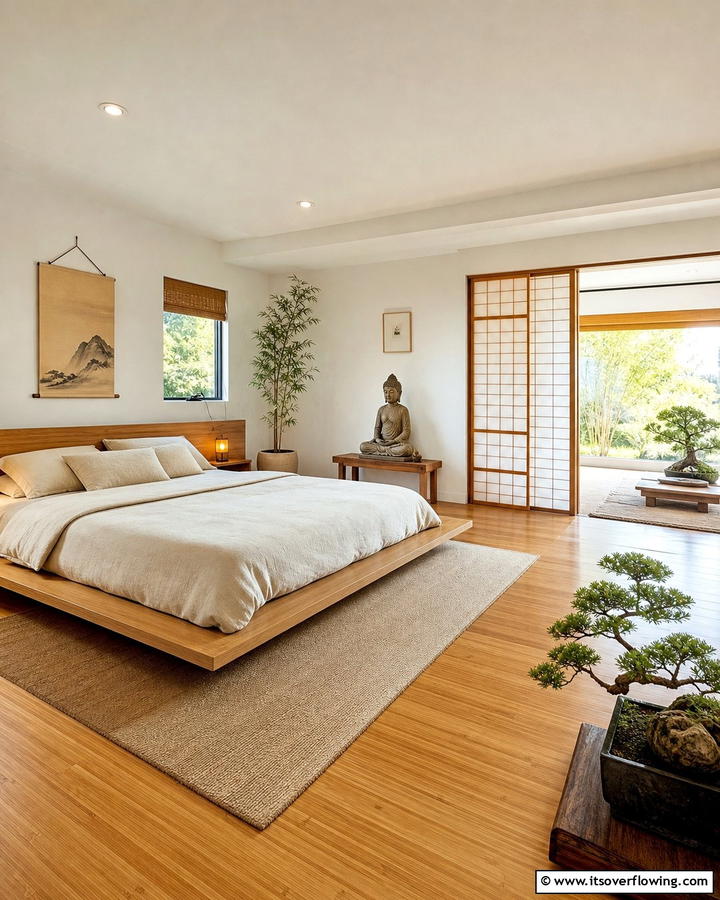 Contemporary Zen Space - 21 Inspiring Bedroom Decor Ideas for a Cozy Retreat