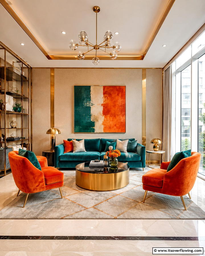 Contrasting Color Combinations - 30 Art Deco Interior Design Ideas for Glamorous Spaces
