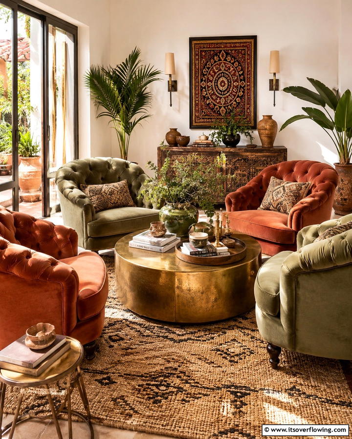 Conversation Centric Layout - 25 Living Room Layout Ideas for Maximum Comfort
