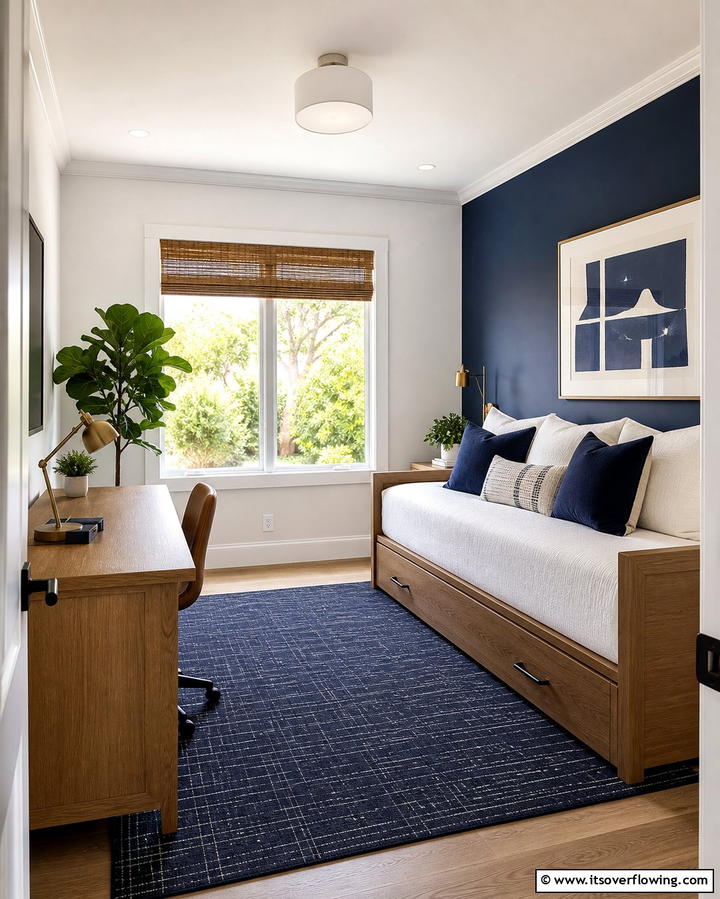 Convertible Daybed for Dual Functionality - 25 Office Guest Room Ideas for a Functional and Stylish Space