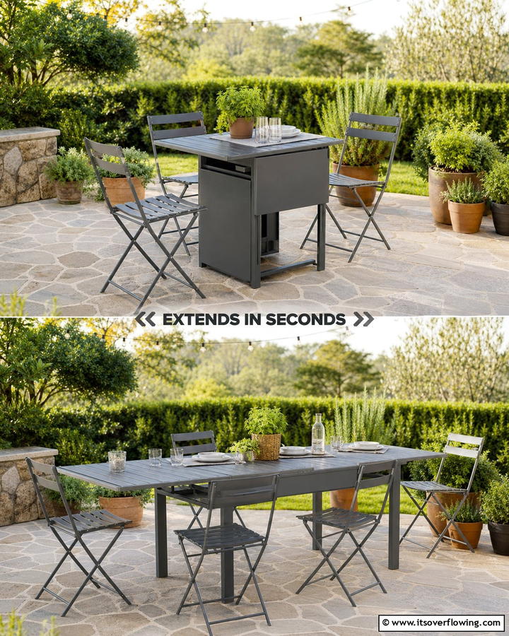 Convertible Dining Sets - 21 Outdoor Furniture Ideas for Durable & Stylish Spaces