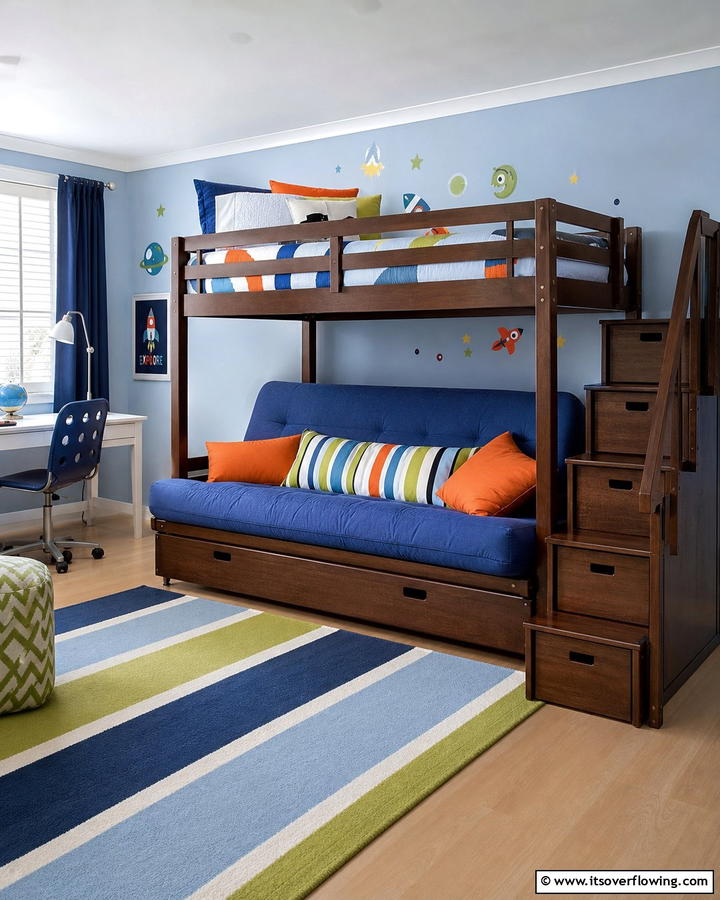 Convertible Futon Bunk Bed - 20 Futon Bedroom Ideas for a Versatile and Stylish Space