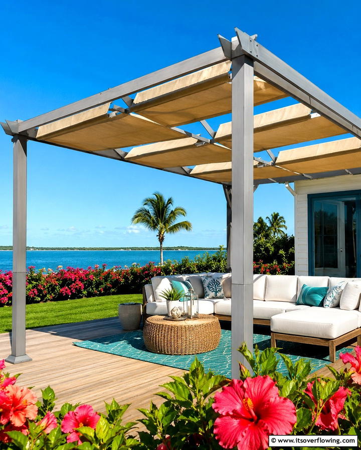 Convertible Sunshade Gazebo - 30 Backyard Gazebo Ideas for Outdoor Entertaining