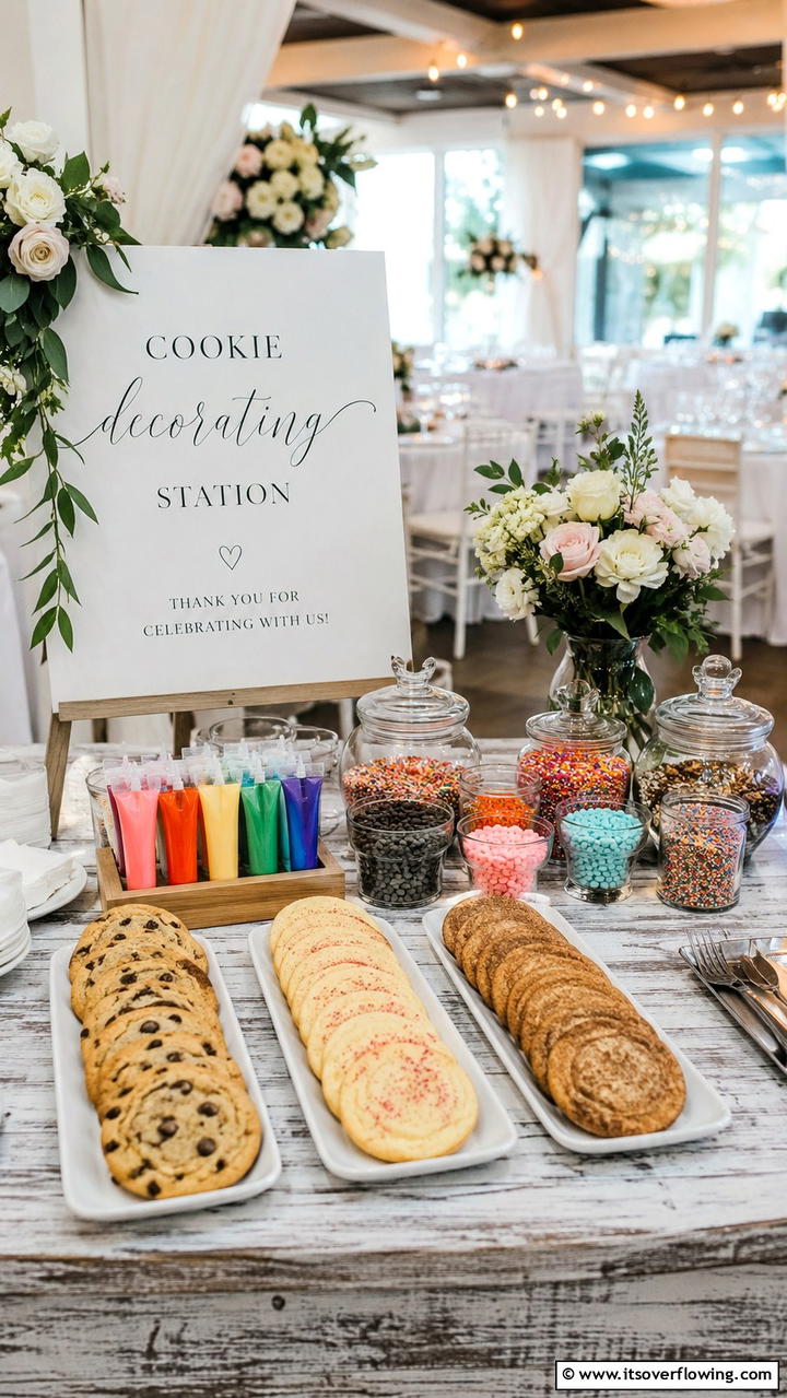 Cookie Station - 21 Delicious Wedding Dessert Ideas for a Sweet Celebration
