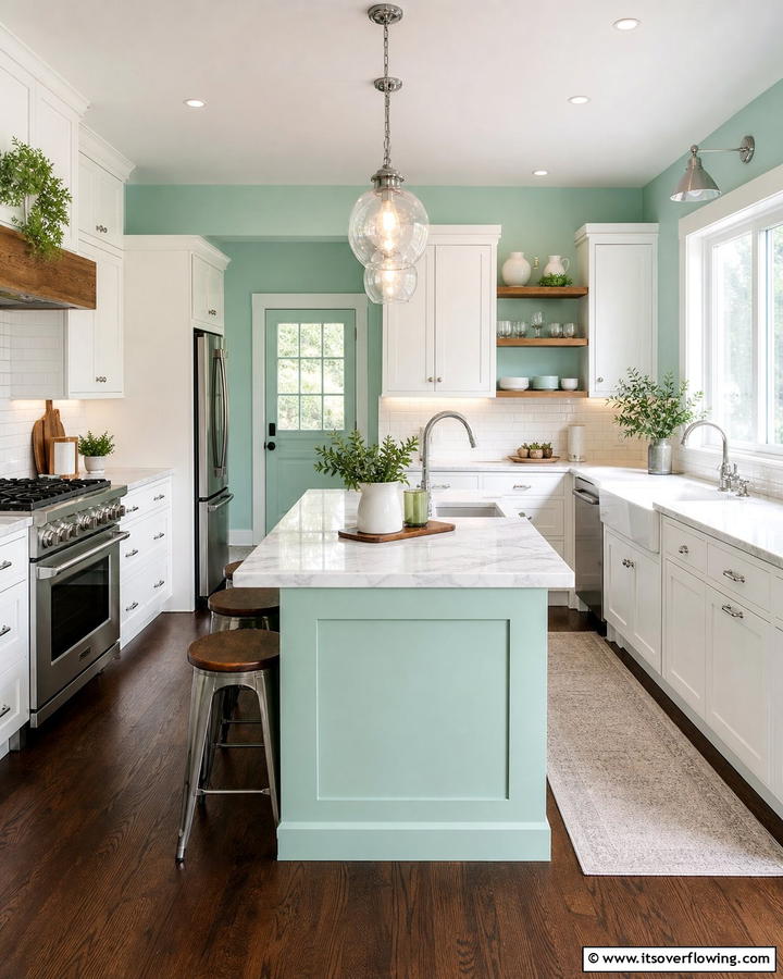 Cool Mint - 25 Calming Paint Colors for a Relaxing Home