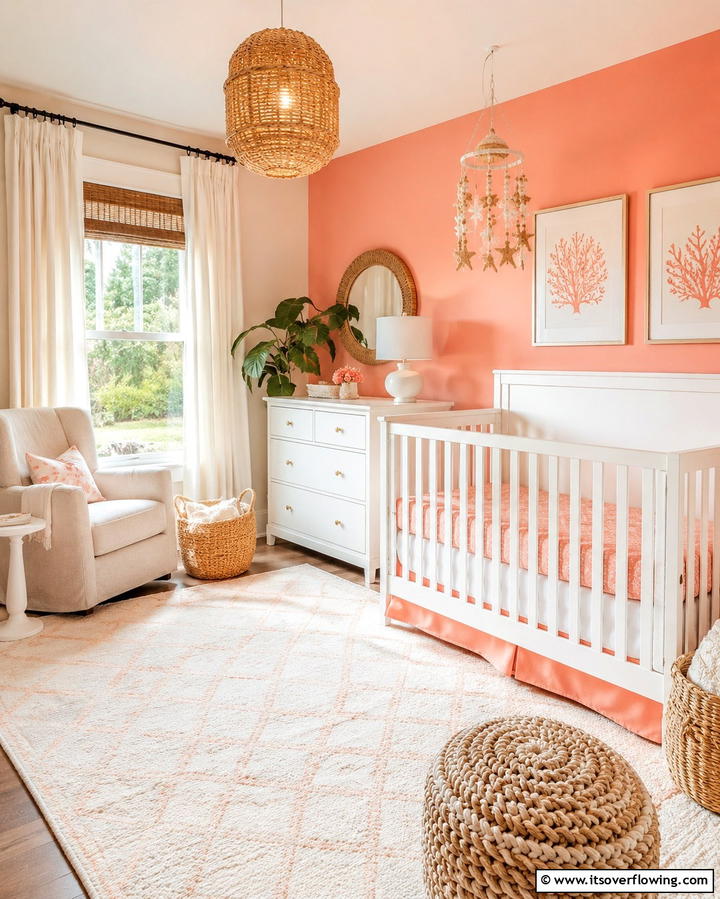 Coral Delight - 25 Mexican Interior Paint Colors for a Vibrant and Authentic Home