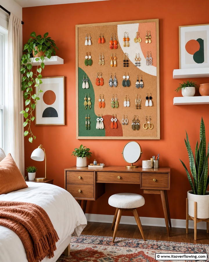 Cork Board Display - 20 Earring Storage Ideas to Keep Your Jewelry Organized