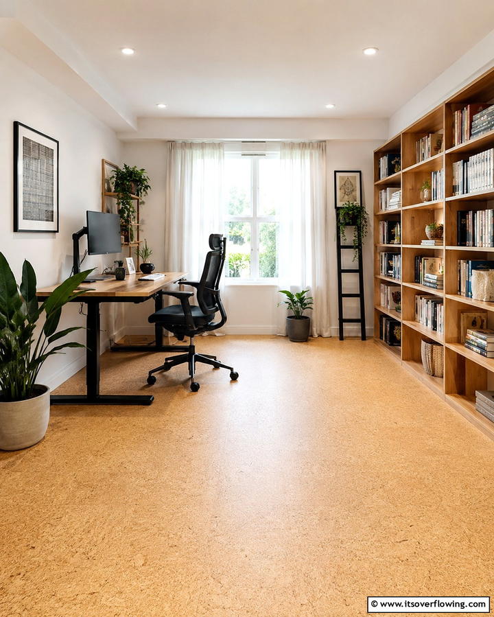 Cork FlooringExact - 25 Basement Floor Ideas for a Functional Space