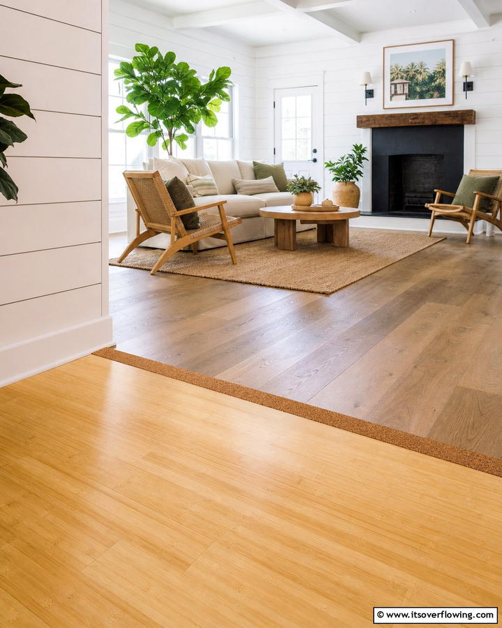 Cork Transition Strips - 20 Floor Transition Ideas for a Seamless Look