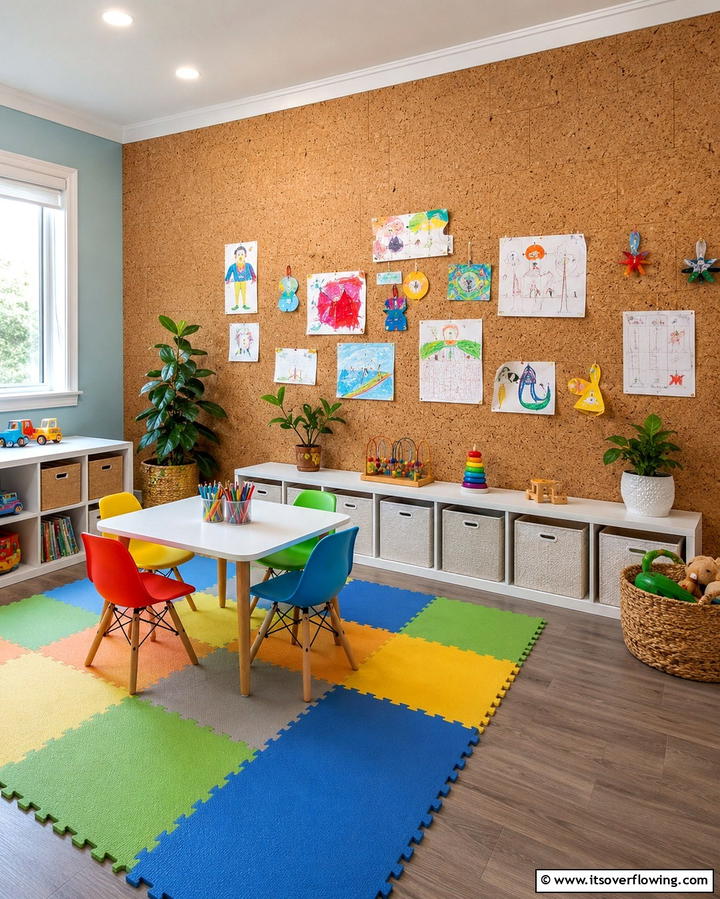 Cork Wall Panels - 25 Wall Paneling Ideas to Elevate Your Home Decor