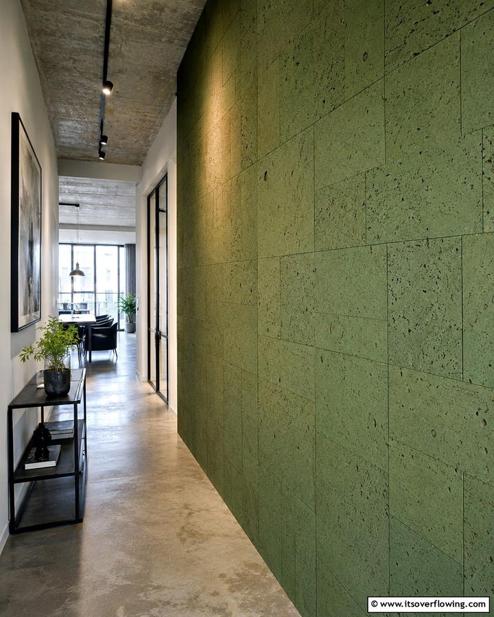 Cork Wall Panels - 25 Green Hallway Ideas for a Fresh and Inviting Home