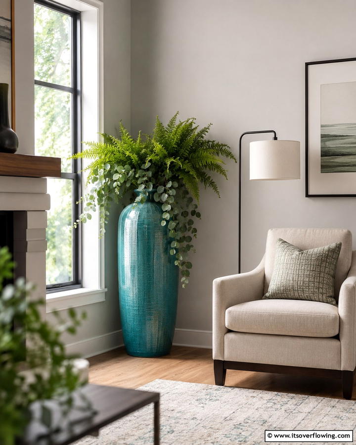 Corner Accents for Unused Spaces - 25 Large Floor Vase Decoration Ideas for Stunning Interiors