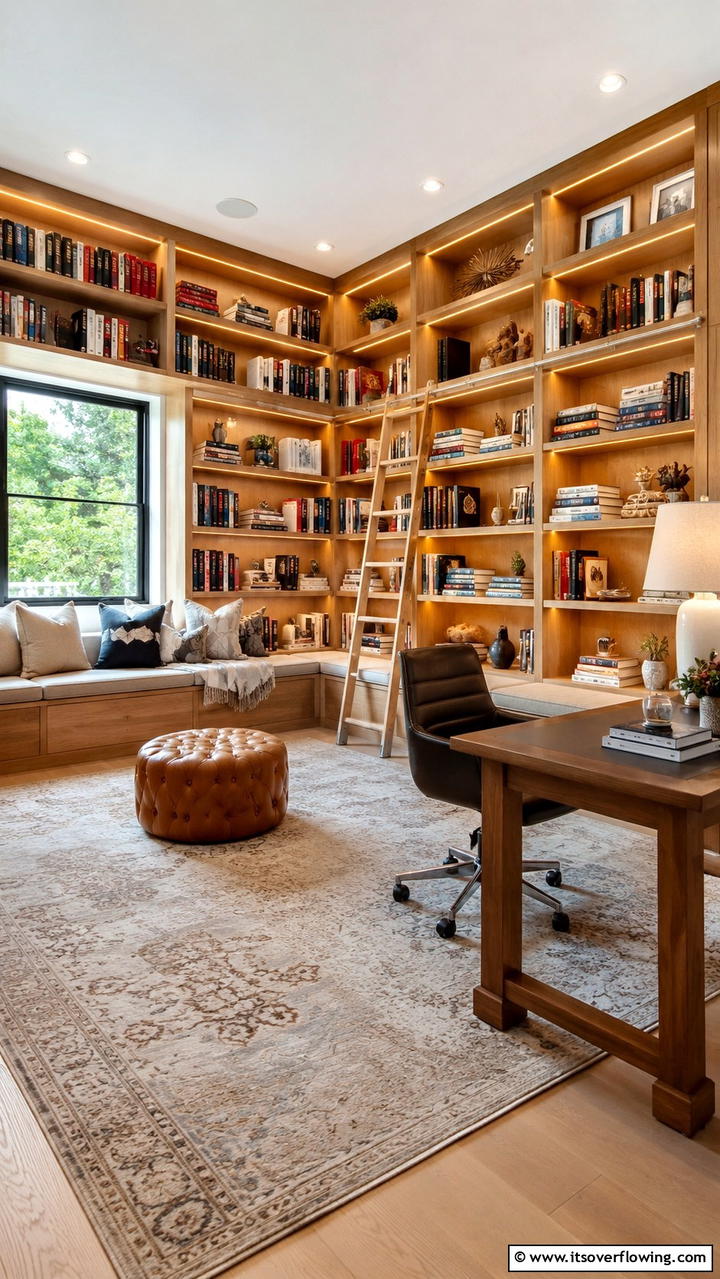 Corner Built In Shelving - 30 Bookshelf Organization Ideas for Stylish Order