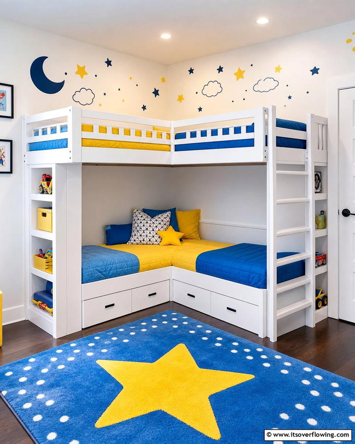 Corner Bunk Beds for Kids - 20 Creative Corner Bed Ideas for Small Spaces