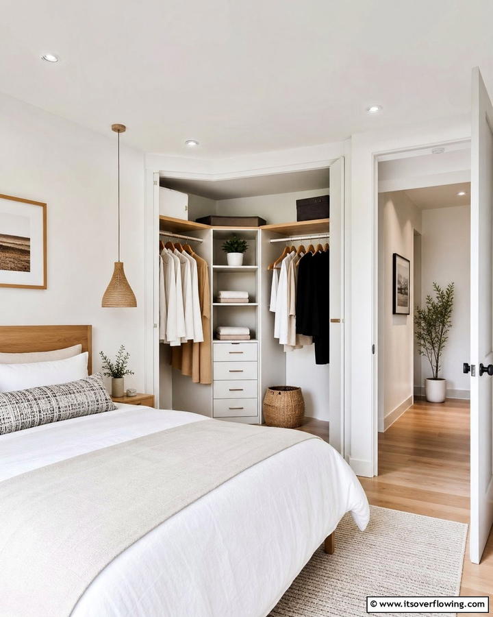 Corner Closet Solutions - 21 Smart Clothes Storage Ideas to Declutter Your Home