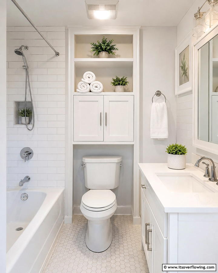 Corner Closet Unit - 25 Bathroom Closet Ideas to Maximize Storage and Style