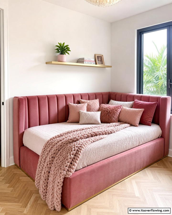 Corner Daybed or Lounger - 20 Bedroom Corner Ideas to Maximize Your Space
