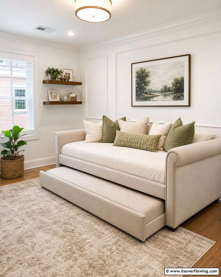 Corner Daybed with Trundle - 20 Creative Corner Bed Ideas for Small Spaces