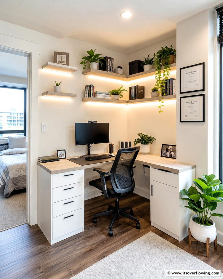 Corner Desks - 20 Studio Furniture Ideas for Small Spaces
