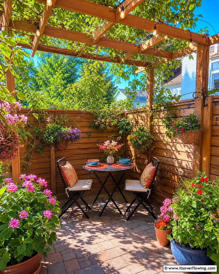 Corner Dining Nook - 20 Creative Corner Patio Ideas for Small Outdoor Spaces